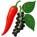 Cayenne and black pepper